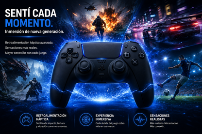 Controlador Inalámbrico PlayStation DualSense™ – Negro Medianoche - Para PS5, PC, MAC y Móvil